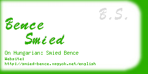 bence smied business card